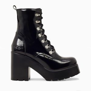 Princess Polly Black Combat Boots